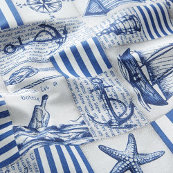 Coton maritime bleu